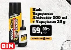 SGS HIZLI YAPIŞTIRICI AKTİVATÖR 200 ML + YAPIŞTIRICI 35 G